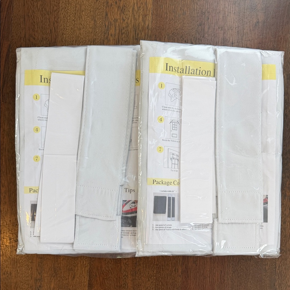 NEW! Premium Blackout Curtain Panels No tools needed!(Set)